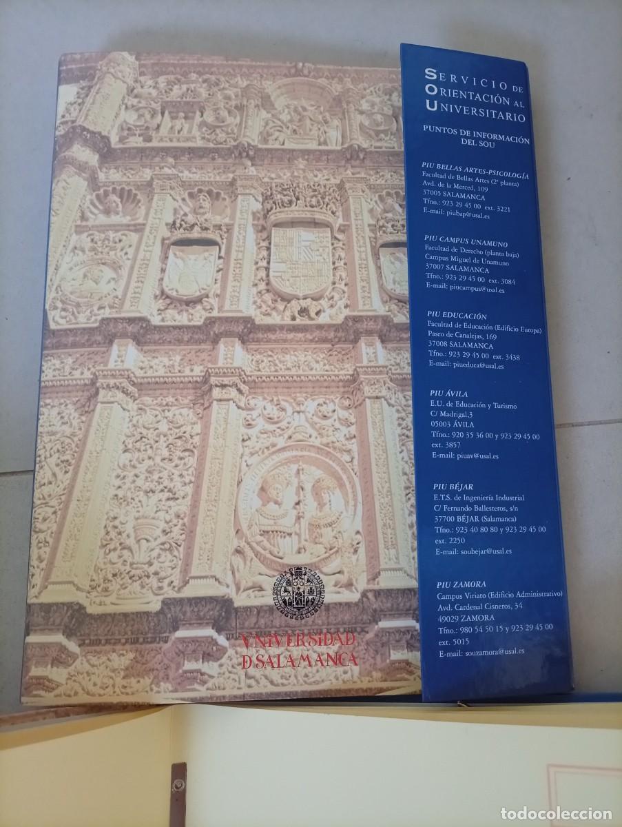 Otros art&iacute;culos de coleccionismo en papel: Lote de dos carpetas clasificadoras de la Universidad de Salamanca. Perfectas para organizar apuntes