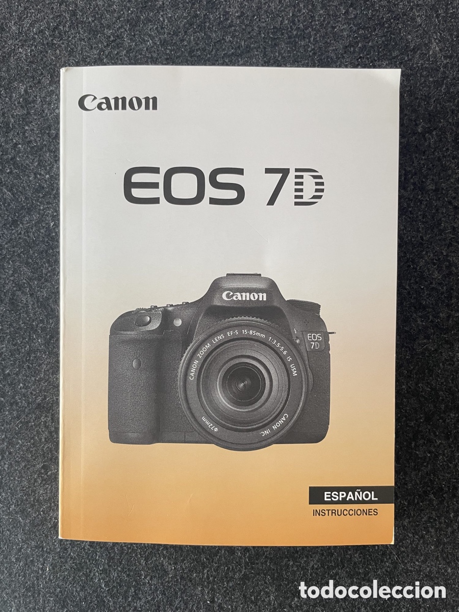 Otros art&iacute;culos de coleccionismo en papel: Manual de instrucciones original Canon EOS 7D en espa&ntilde;ol &ndash; 2011