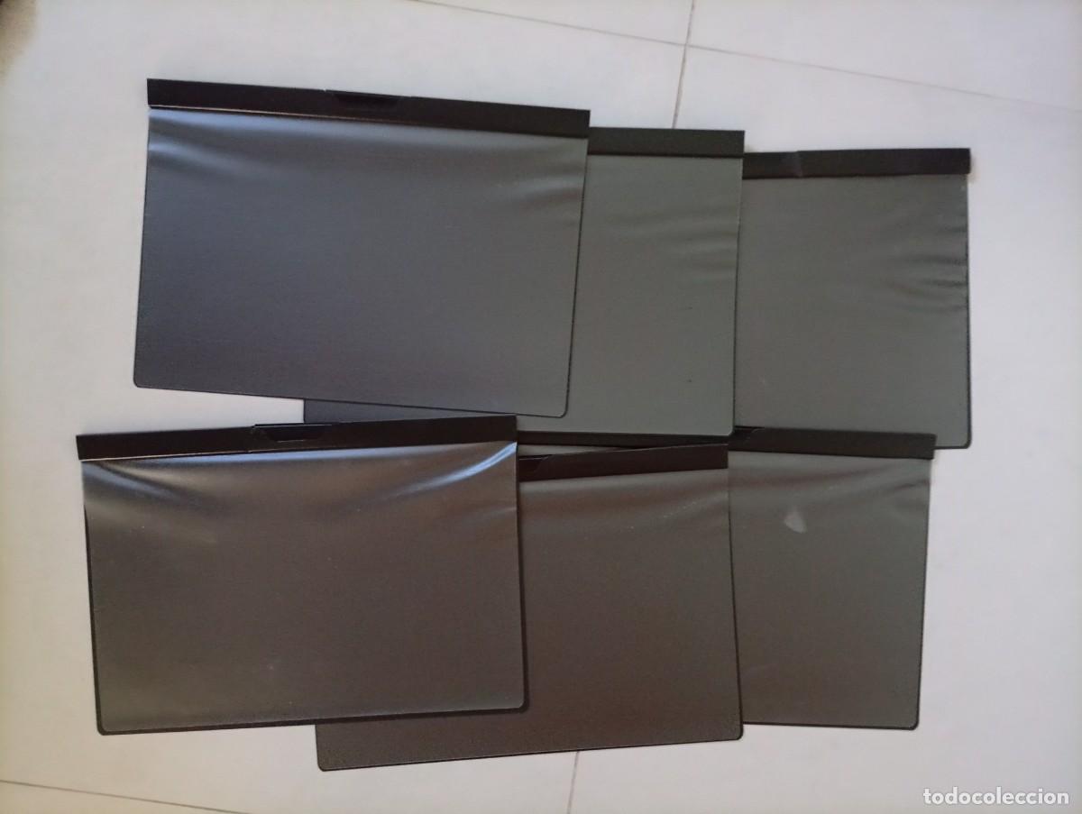 Otros art&iacute;culos de coleccionismo en papel: Lote de seis carpetas b&aacute;sicas con clip-it para organizar documentos. - Dise&ntilde;o de pinza. - Material