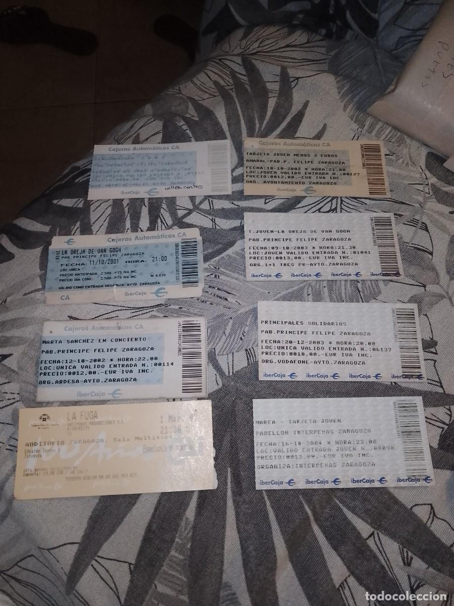 Otros art&iacute;culos de coleccionismo en papel: Entradas lote 8 entradas variadas oreja de van Gogh y otras ver fotos