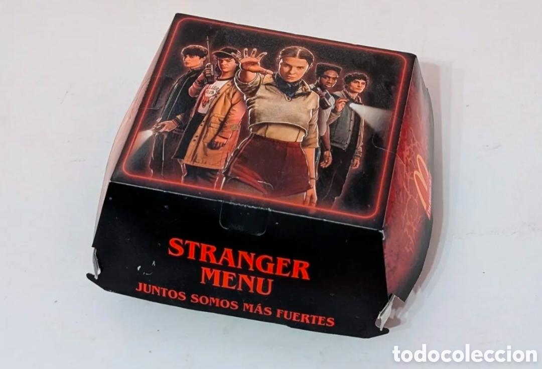 Otros art&iacute;culos de coleccionismo en papel: Caja Mc Donald's Stranger Things. Netflix