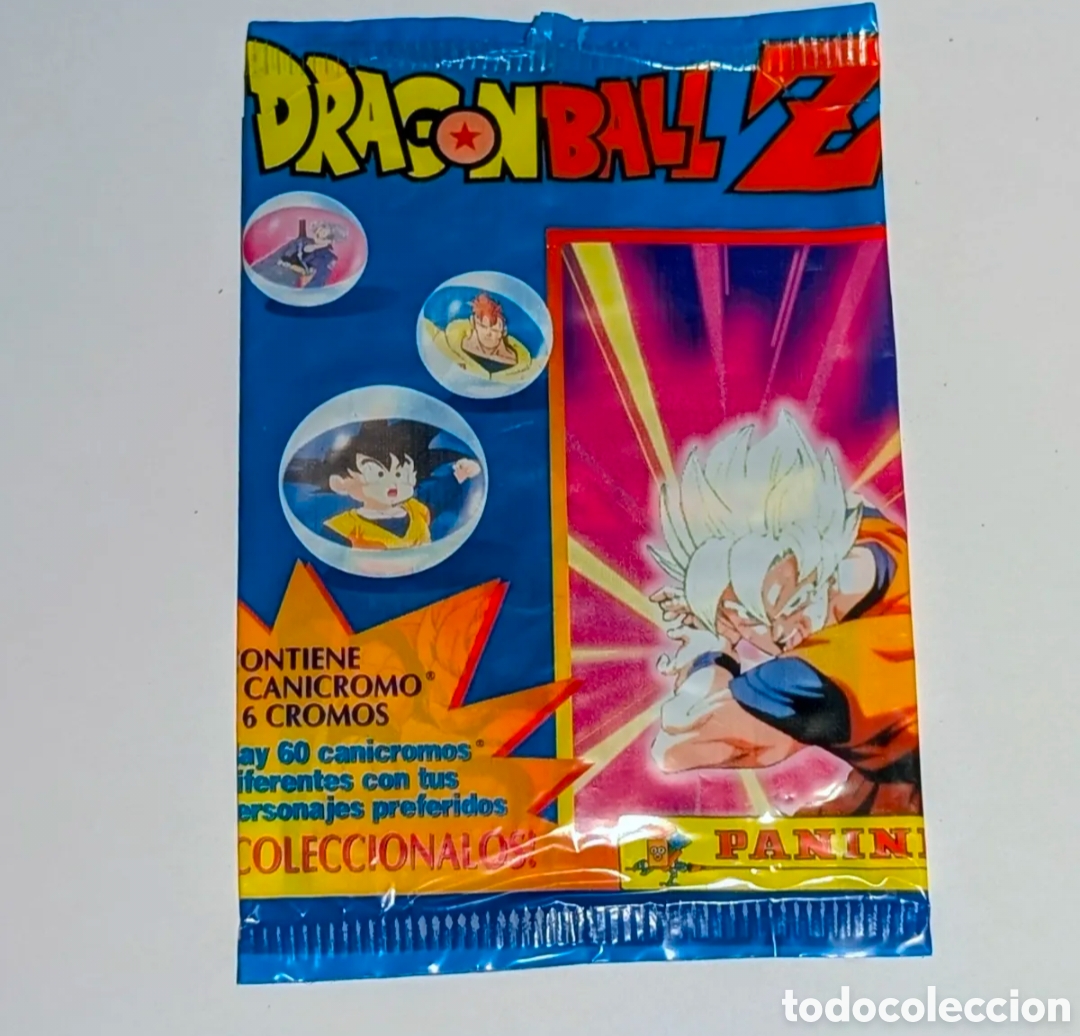 Otros art&iacute;culos de coleccionismo en papel: Bolsa envoltorio Dragon Ball Z. Canicromos. Panini. Bola de Dragon. Dragon Ball. Bola de Drac