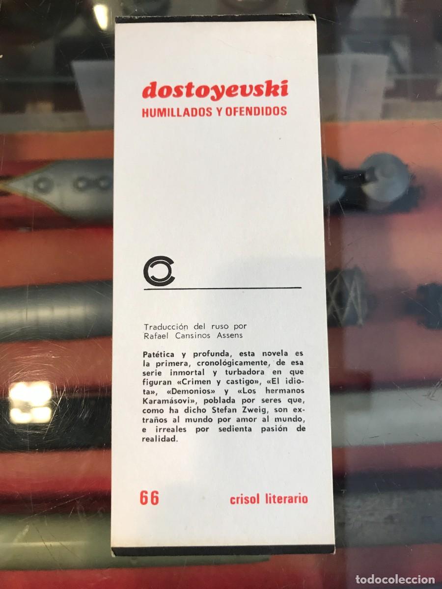 Otros art&iacute;culos de coleccionismo en papel: MARCAP&Aacute;GINAS. CRISOL LITERARIO. AGUILAR. DOSTOYEVSKI
