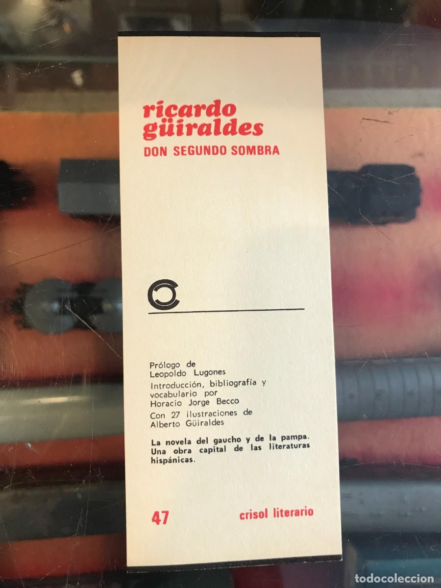 Otros art&iacute;culos de coleccionismo en papel: MARCAP&Aacute;GINAS. CRISOL LITERARIO. AGUILAR. RICARDO G&Uuml;IRALDES