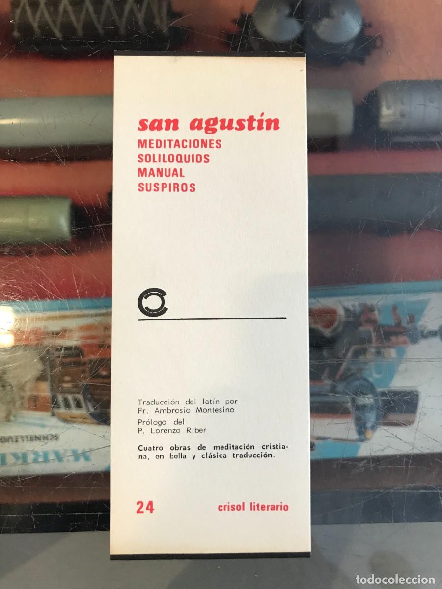 Otros art&iacute;culos de coleccionismo en papel: MARCAP&Aacute;GINAS. CRISOL LITERARIO. AGUILAR. SAN AGUST&Iacute;N