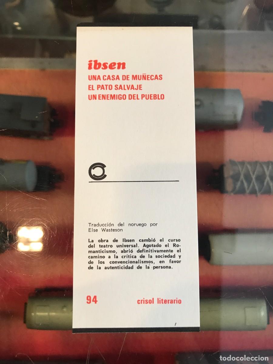 Otros art&iacute;culos de coleccionismo en papel: MARCAP&Aacute;GINAS. CRISOL LITERARIO. AGUILAR. IBSEN