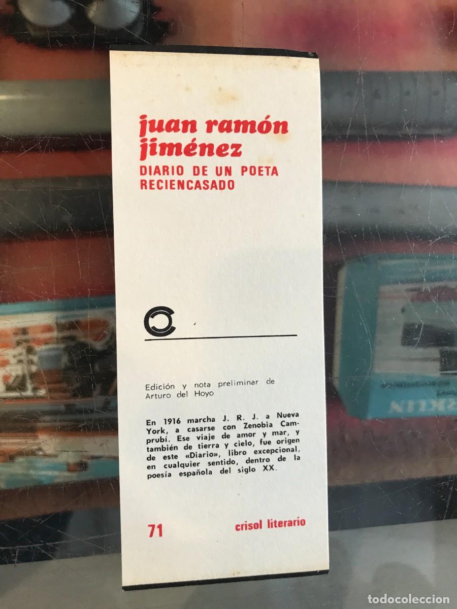 Otros art&iacute;culos de coleccionismo en papel: MARCAP&Aacute;GINAS. CRISOL LITERARIO. AGUILAR. JUAN RAM&Oacute;N JIM&Eacute;NEZ