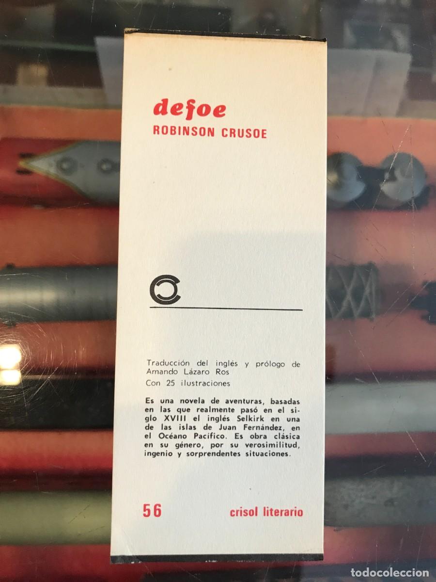Otros art&iacute;culos de coleccionismo en papel: MARCAP&Aacute;GINAS. CRISOL LITERARIO. AGUILAR. DEFOE