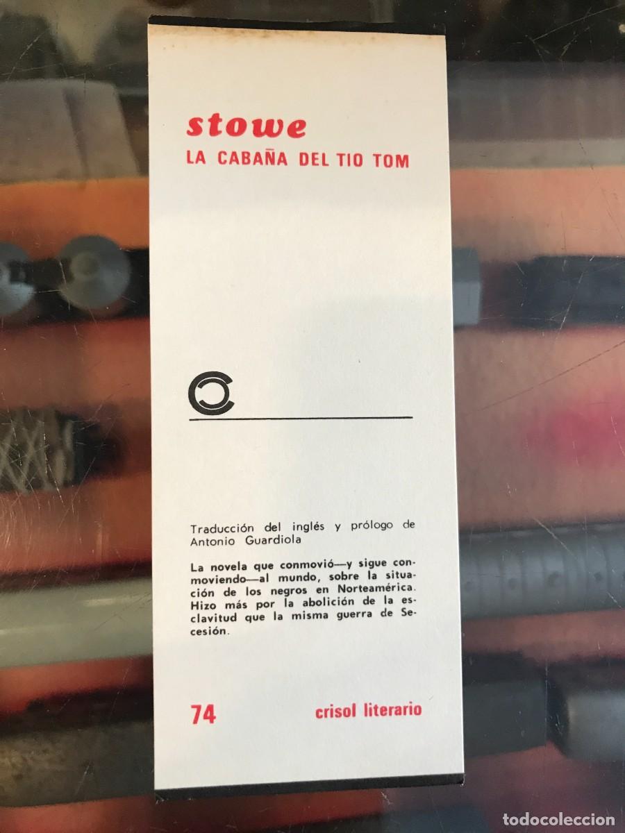 Otros art&iacute;culos de coleccionismo en papel: MARCAP&Aacute;GINAS. CRISOL LITERARIO. AGUILAR. STOWE