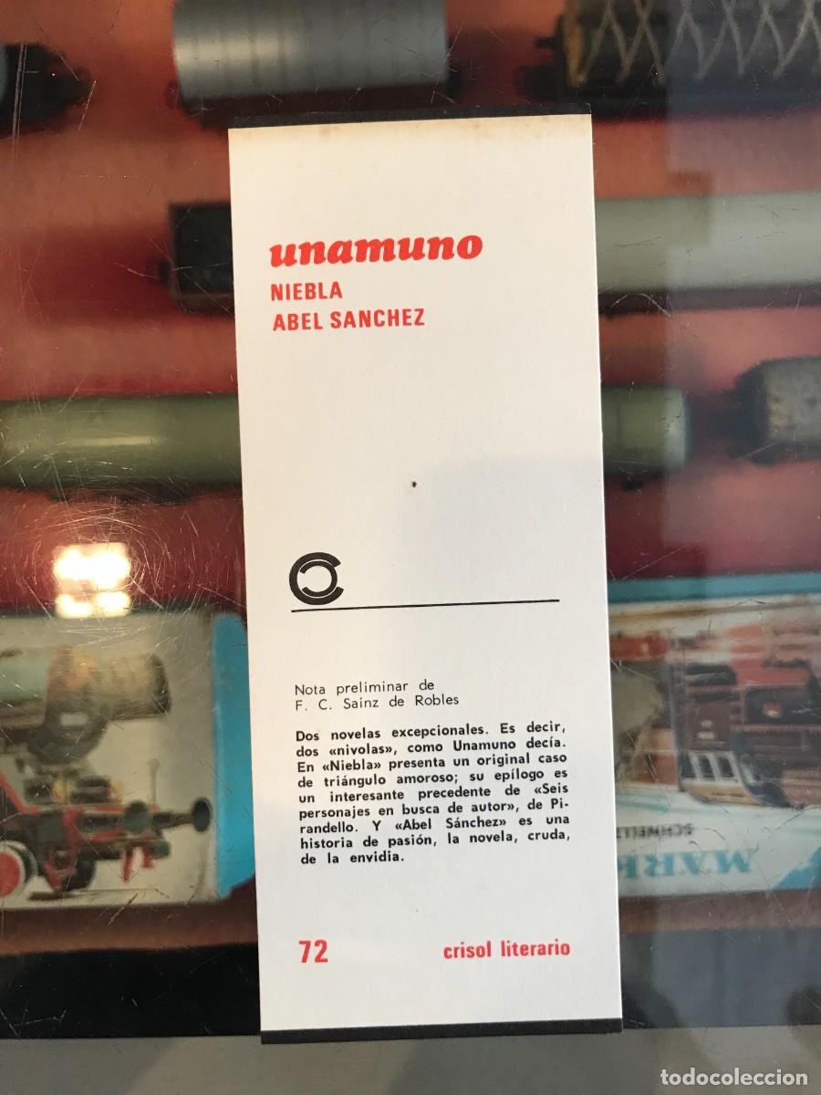 Otros art&iacute;culos de coleccionismo en papel: MARCAP&Aacute;GINAS. CRISOL LITERARIO. AGUILAR. UNAMUNO