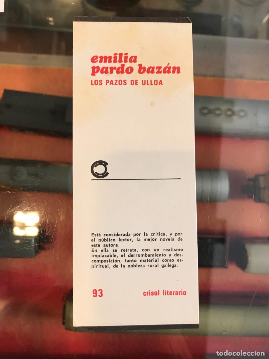 Otros art&iacute;culos de coleccionismo en papel: MARCAP&Aacute;GINAS. CRISOL LITERARIO. AGUILAR. EMILIA PARDO BAZ&Aacute;N