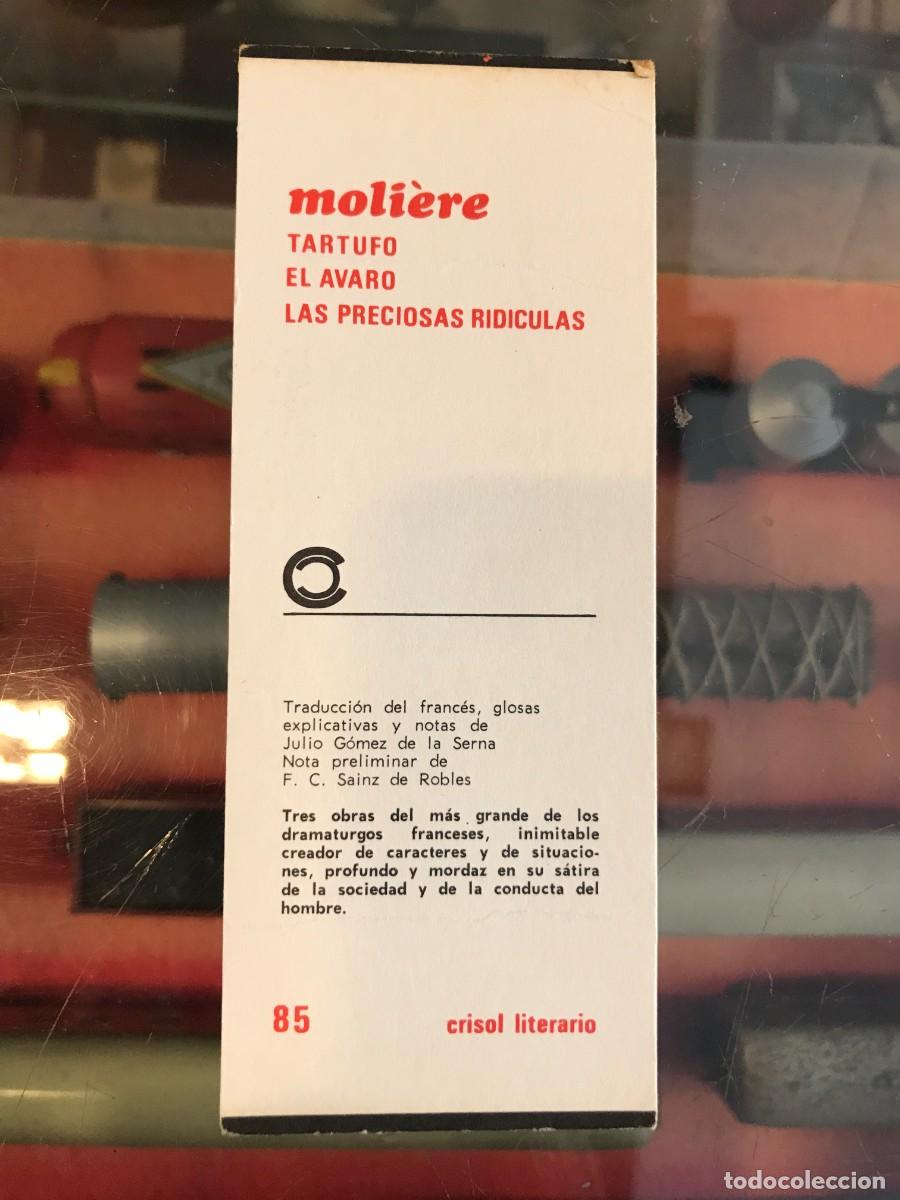 Otros art&iacute;culos de coleccionismo en papel: MARCAP&Aacute;GINAS. CRISOL LITERARIO. AGUILAR. MOLI&Eacute;RE