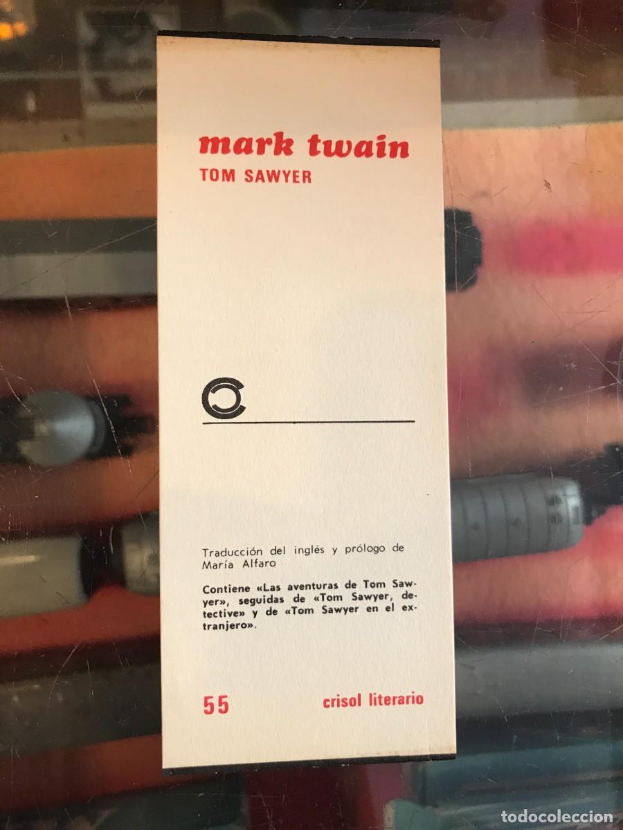 Otros art&iacute;culos de coleccionismo en papel: MARCAP&Aacute;GINAS. CRISOL LITERARIO. AGUILAR. MARK TWAIN