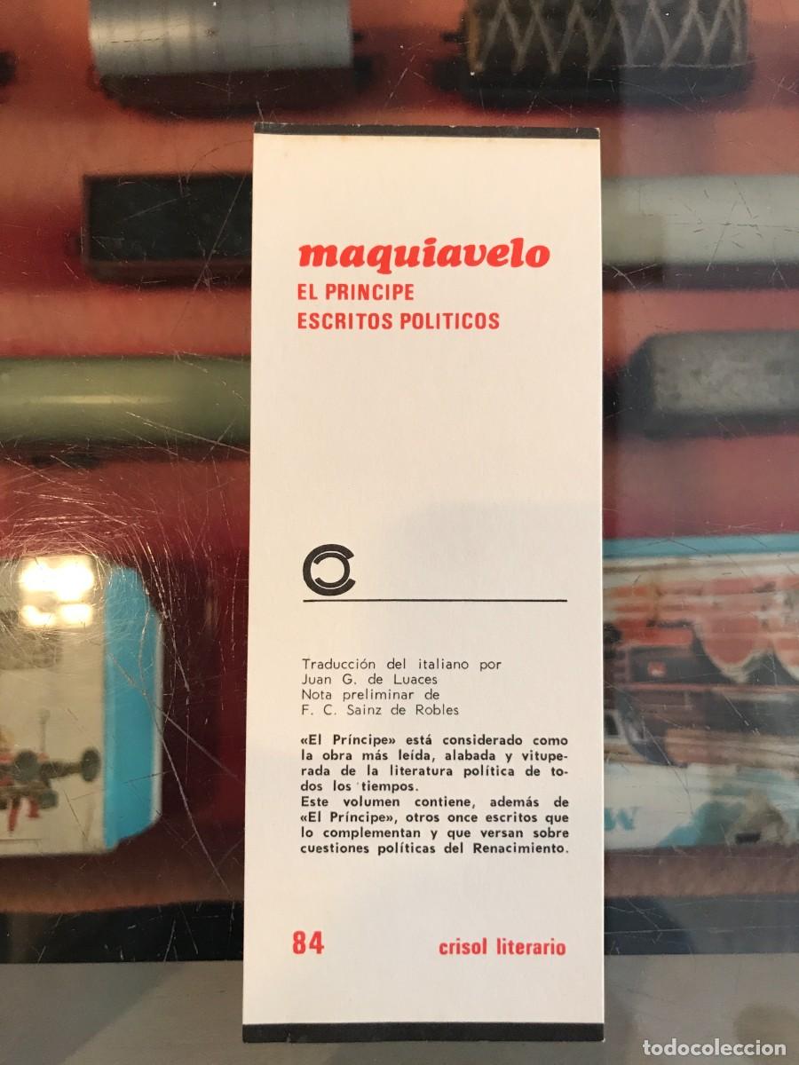 Otros art&iacute;culos de coleccionismo en papel: MARCAP&Aacute;GINAS. CRISOL LITERARIO. AGUILAR. MAQUIAVELO