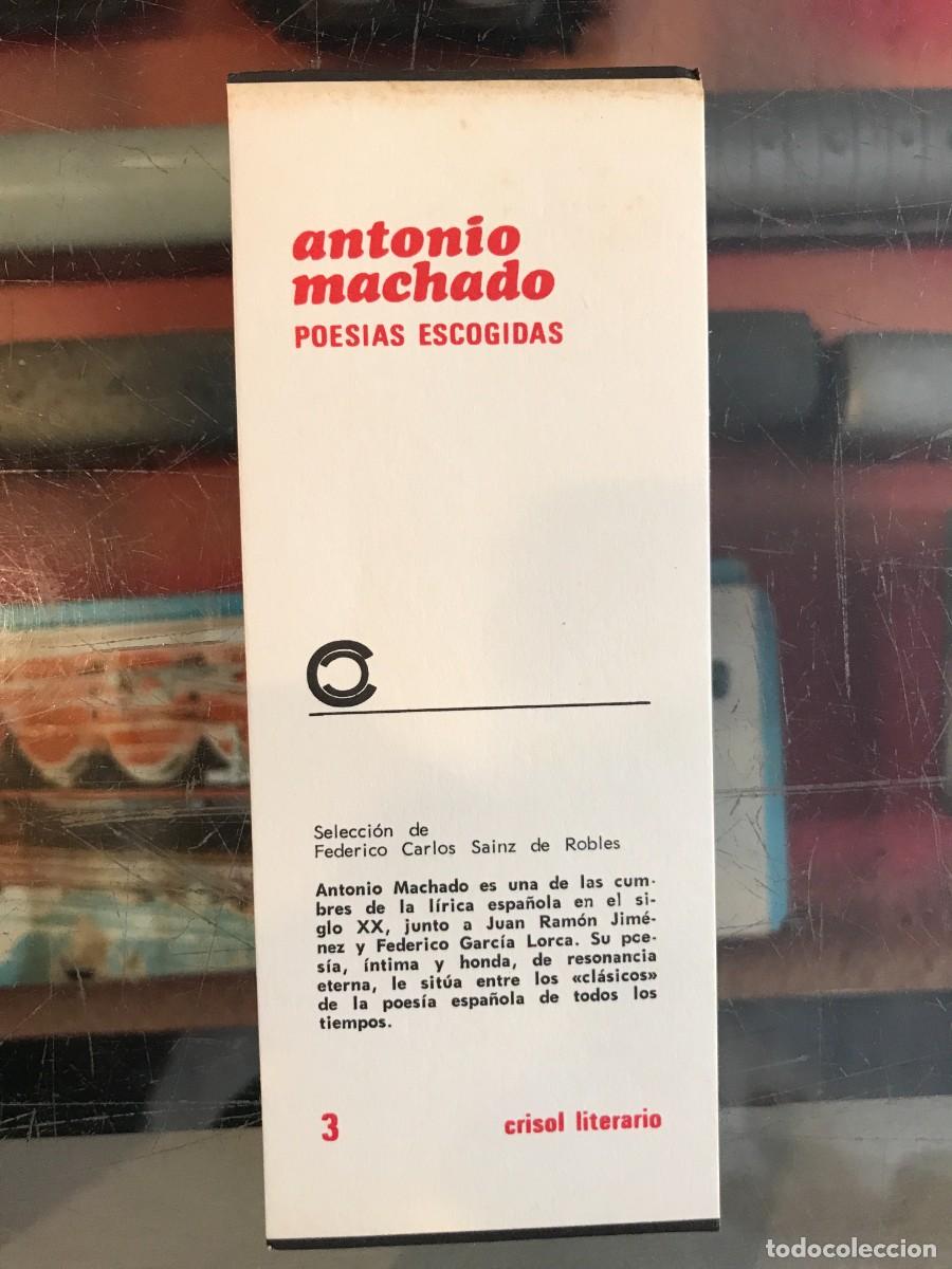 Otros art&iacute;culos de coleccionismo en papel: MARCAP&Aacute;GINAS. CRISOL LITERARIO. AGUILAR. ANTONIO MACHADO