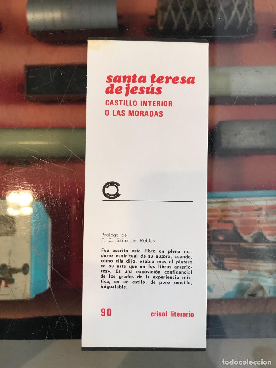 Otros art&iacute;culos de coleccionismo en papel: MARCAP&Aacute;GINAS. CRISOL LITERARIO. AGUILAR. SANTA TERESA