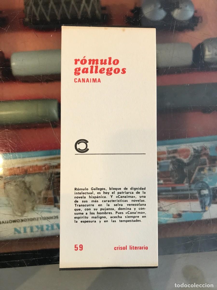 Otros art&iacute;culos de coleccionismo en papel: MARCAP&Aacute;GINAS. CRISOL LITERARIO. AGUILAR. R&Oacute;MULO GALLEGOS