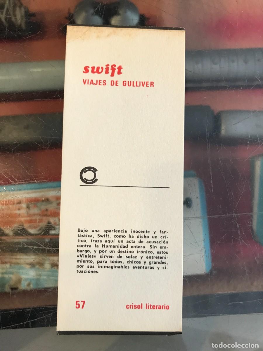 Otros art&iacute;culos de coleccionismo en papel: MARCAP&Aacute;GINAS. CRISOL LITERARIO. AGUILAR. SWIFT
