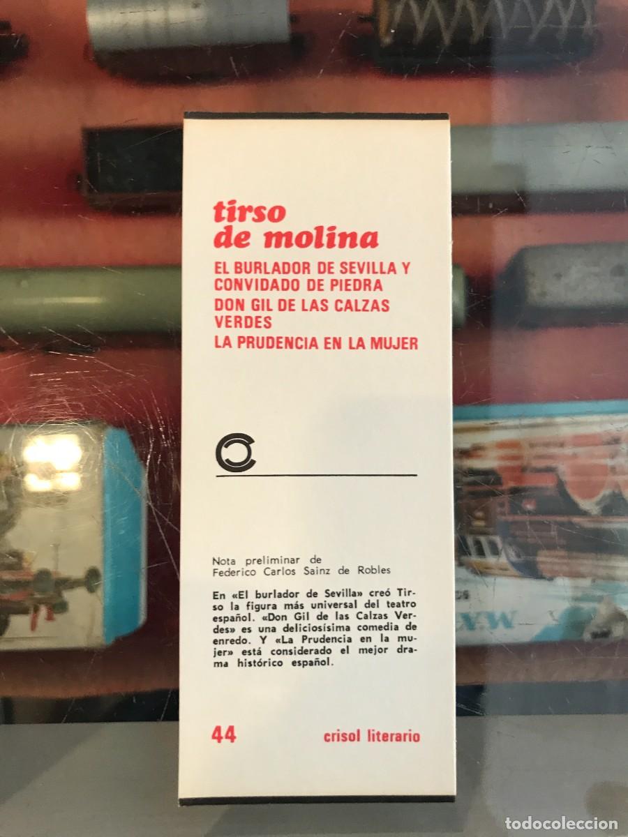 Otros art&iacute;culos de coleccionismo en papel: MARCAP&Aacute;GINAS. CRISOL LITERARIO. AGUILAR. TIRSO DE MOLINA