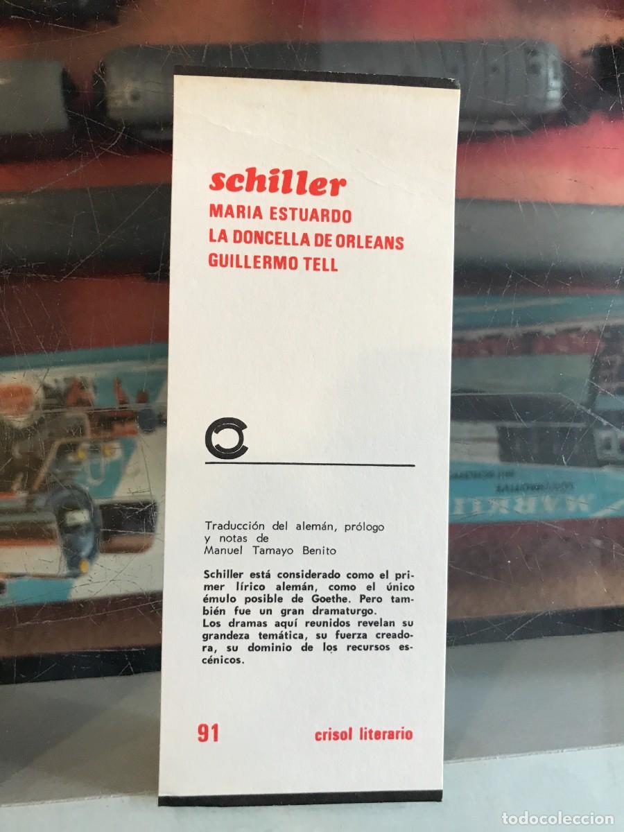 Otros art&iacute;culos de coleccionismo en papel: MARCAP&Aacute;GINAS. CRISOL LITERARIO. AGUILAR. SCHILLER
