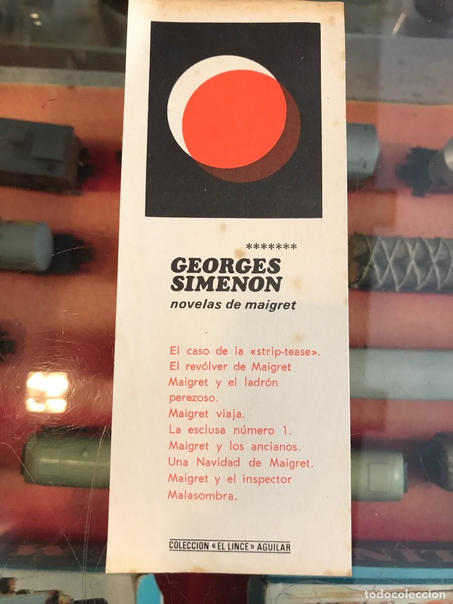 Otros art&iacute;culos de coleccionismo en papel: MARCAP&Aacute;GINAS. COLECCI&Oacute;N EL LINCE AGUILAR. SIMENON. NOVELAS DE MAIGRET