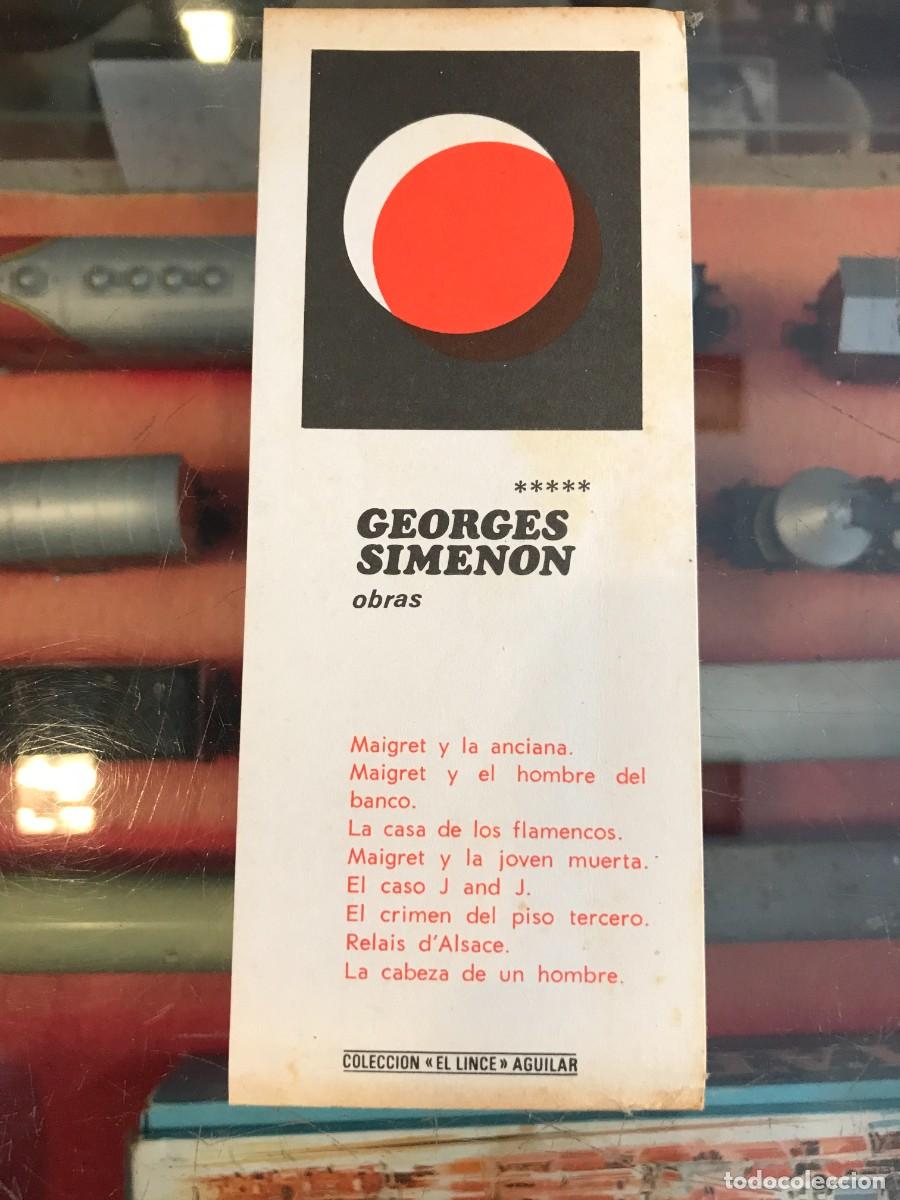 Otros art&iacute;culos de coleccionismo en papel: MARCAP&Aacute;GINAS. COLECCI&Oacute;N EL LINCE AGUILAR. SIMENON. NOVELAS DE MAIGRET. OBRAS