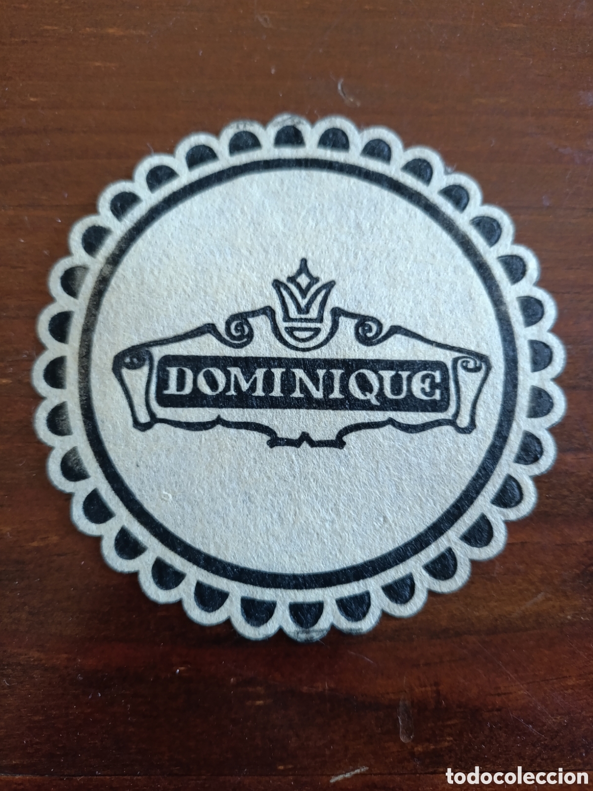 Otros art&iacute;culos de coleccionismo en papel: DOMINIQUE [ POSA-VASOS A&Ntilde;OS 50-60 ]
