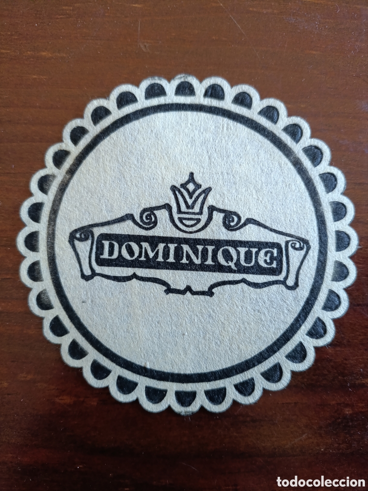 Otros art&iacute;culos de coleccionismo en papel: DOMINIQUE [ POSA-VASOS A&Ntilde;OS 50-60 ]