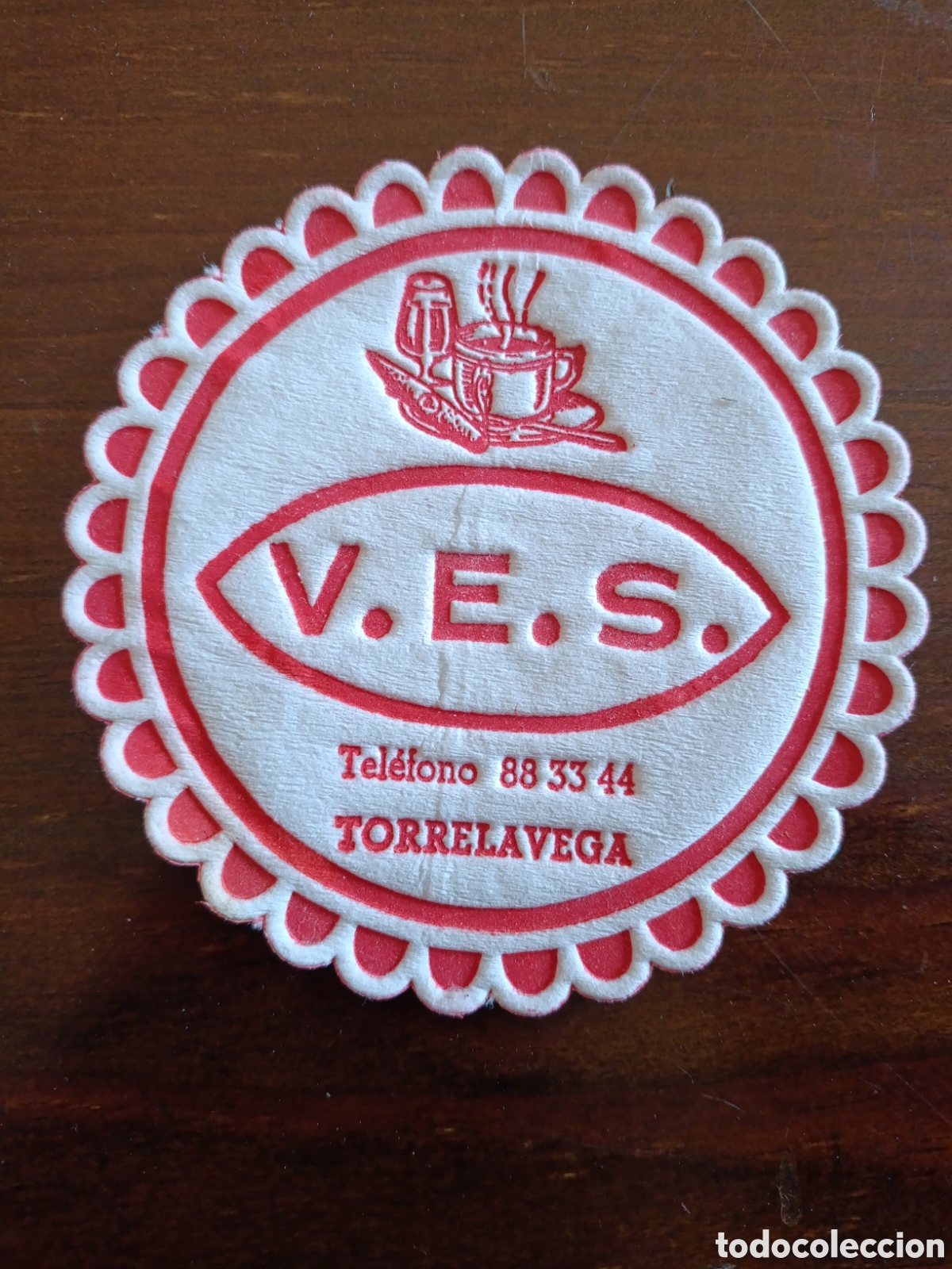 Otros art&iacute;culos de coleccionismo en papel: V.E.S TORRELAVEGA [ POSA-VASOS A&Ntilde;OS 50-60 ]