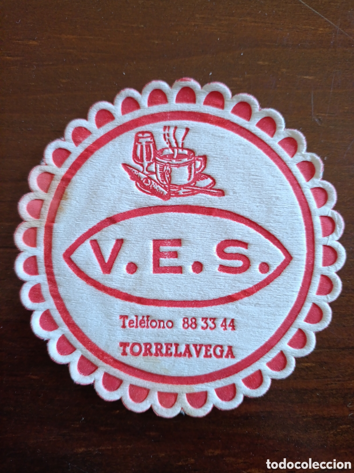 Otros art&iacute;culos de coleccionismo en papel: V.E.S TORRELAVEGA [ POSA-VASOS A&Ntilde;OS 50-60 ]