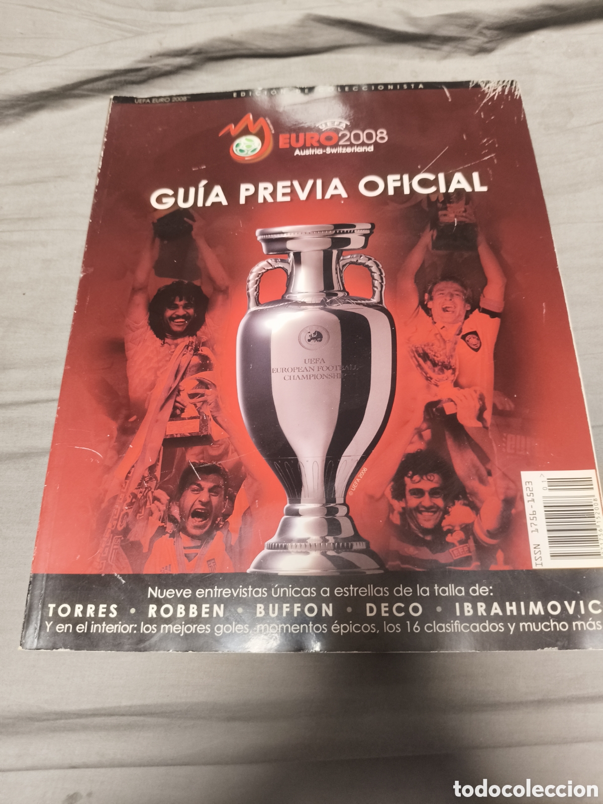 Otros art&iacute;culos de coleccionismo en papel: Guia previa oficial euro 2008