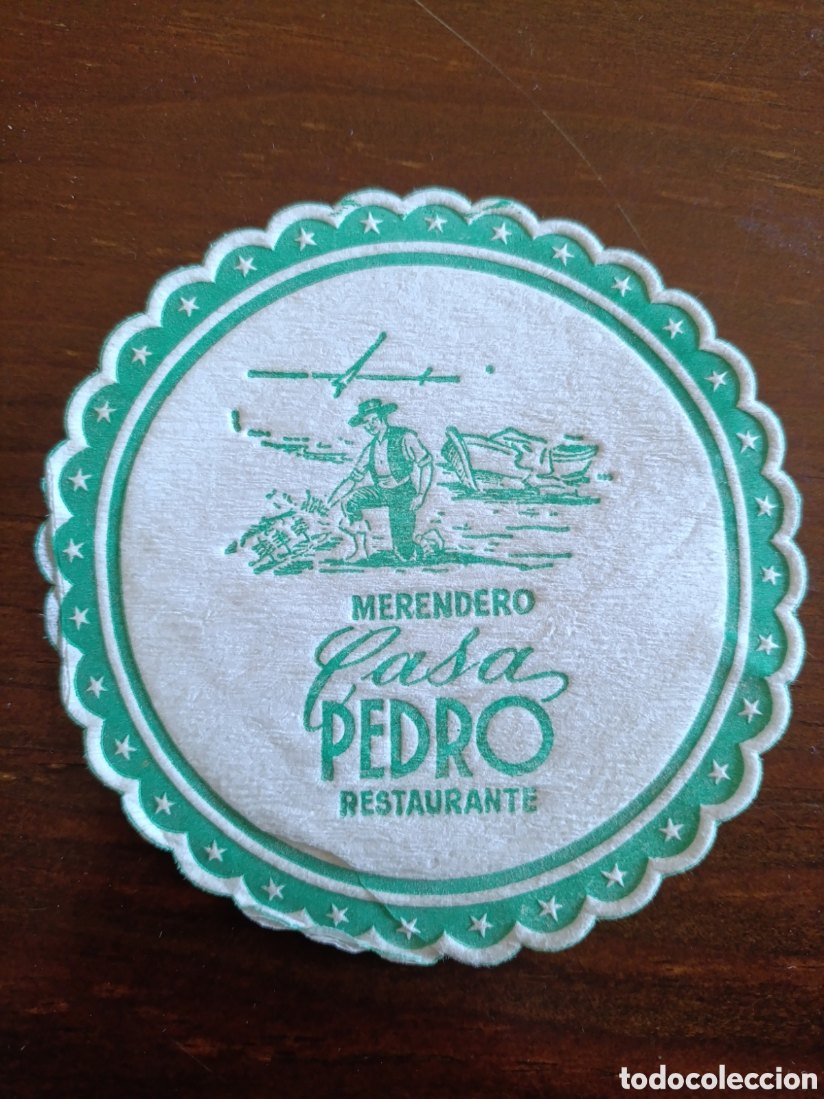 Otros art&iacute;culos de coleccionismo en papel: MERENDERO PASA PEDRO RESTAURANTE [ POSA-VASOS A&Ntilde;OS 50-60 ]
