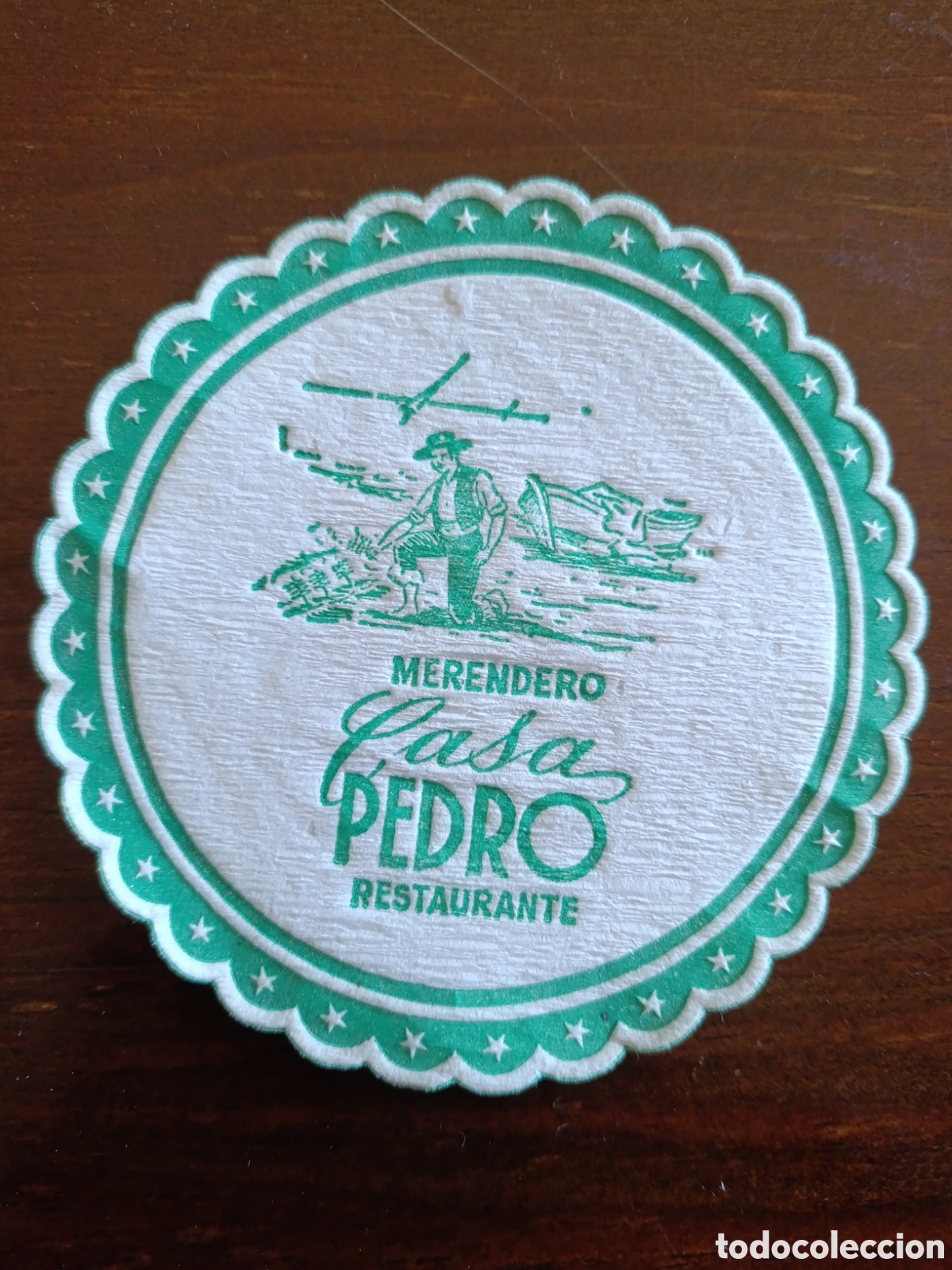 Otros art&iacute;culos de coleccionismo en papel: MERENDERO PASA PEDRO RESTAURANTE [ POSA-VASOS A&Ntilde;OS 50-60 ]
