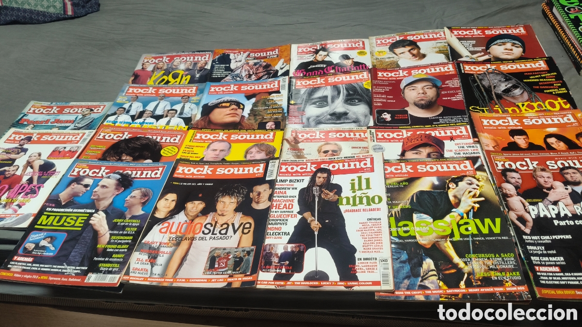 Otros art&iacute;culos de coleccionismo en papel: Lote 22 revistas rock sound