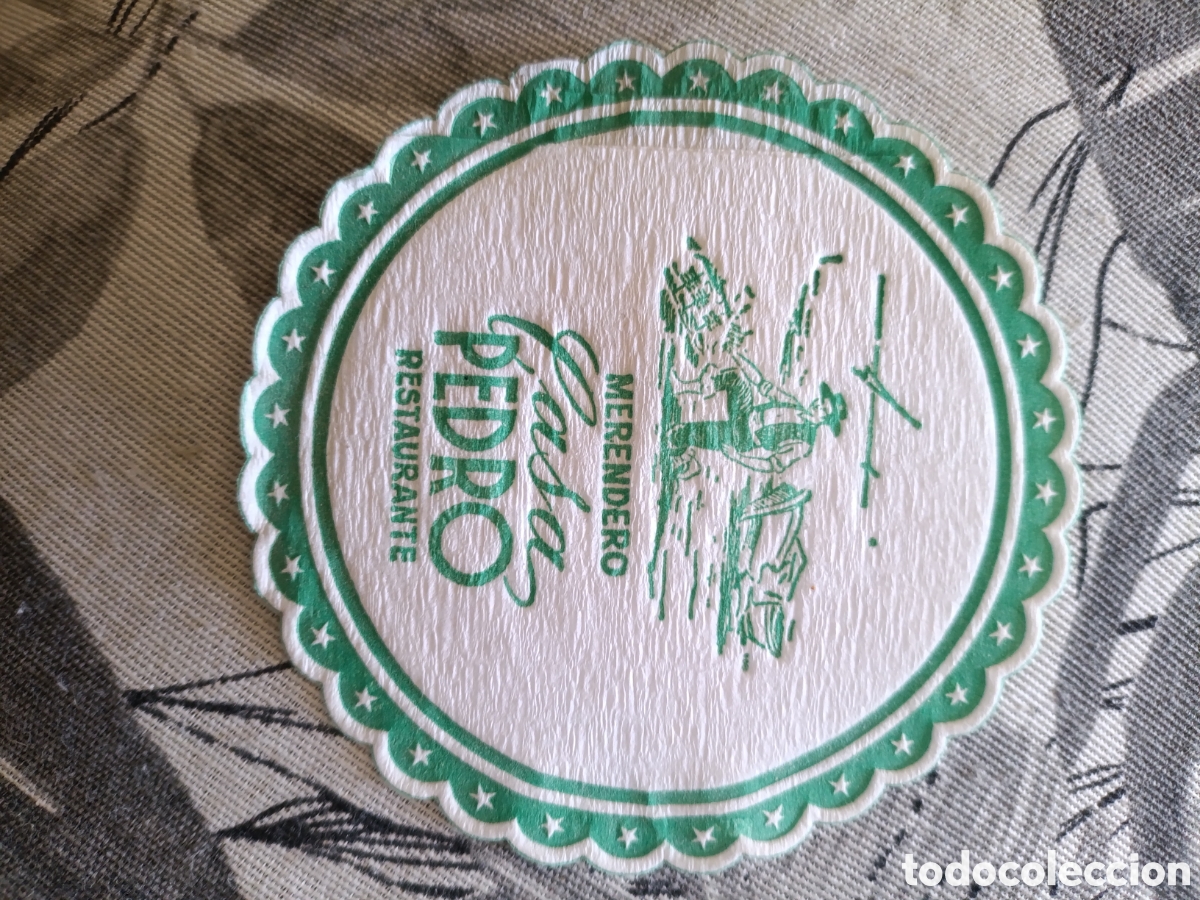 Otros art&iacute;culos de coleccionismo en papel: MERENDERO PASA PEDRO RESTAURANTE [ POSA-VASOS A&Ntilde;OS 50-60 ]