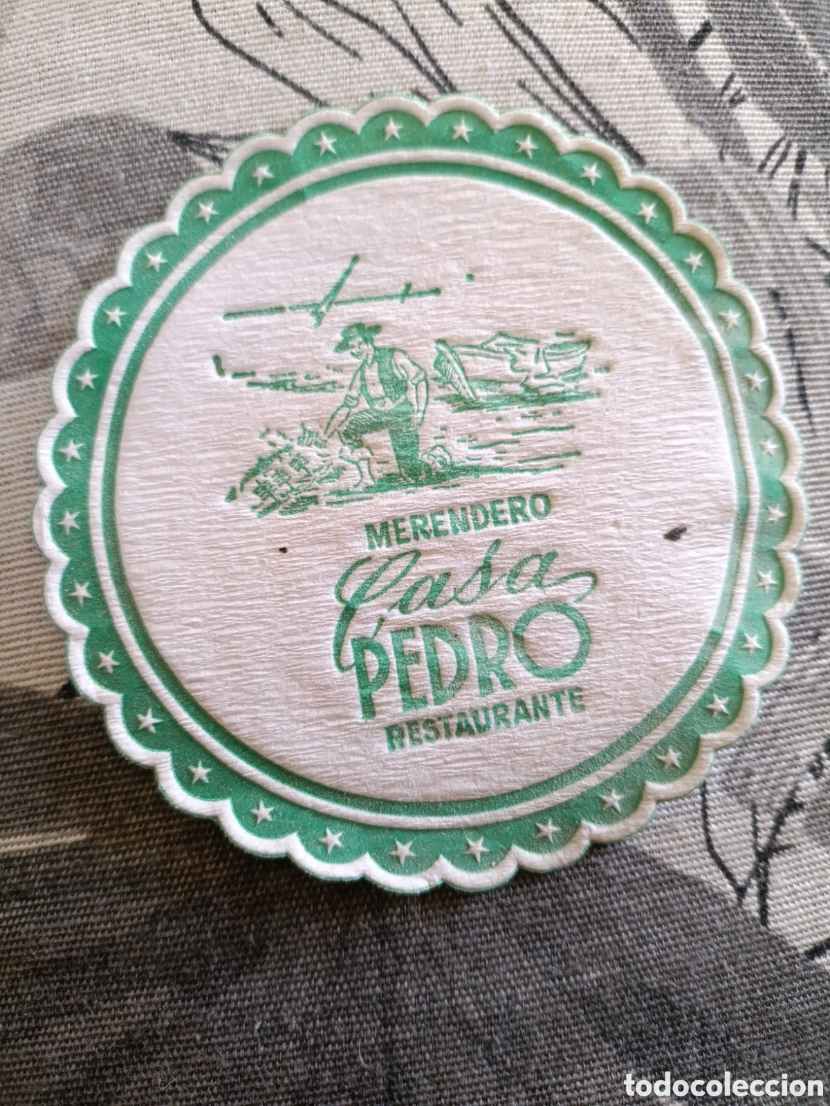 Otros art&iacute;culos de coleccionismo en papel: MERENDERO PASA PEDRO RESTAURANTE [ POSA-VASOS A&Ntilde;OS 50-60 ]