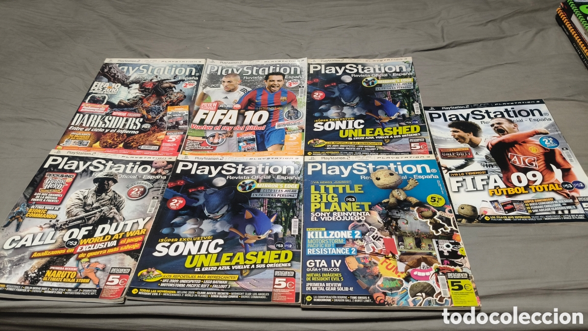 Otros art&iacute;culos de coleccionismo en papel: Lote 7 revistas PlayStation