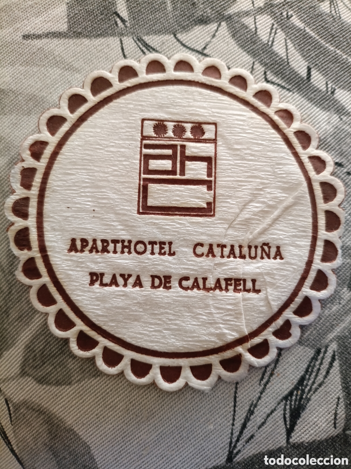 Otros art&iacute;culos de coleccionismo en papel: APARTHOTEL CATALU&Ntilde;A PLAYA DE CALAFELL [ POSA-VASOS A&Ntilde;OS 50-60 ]