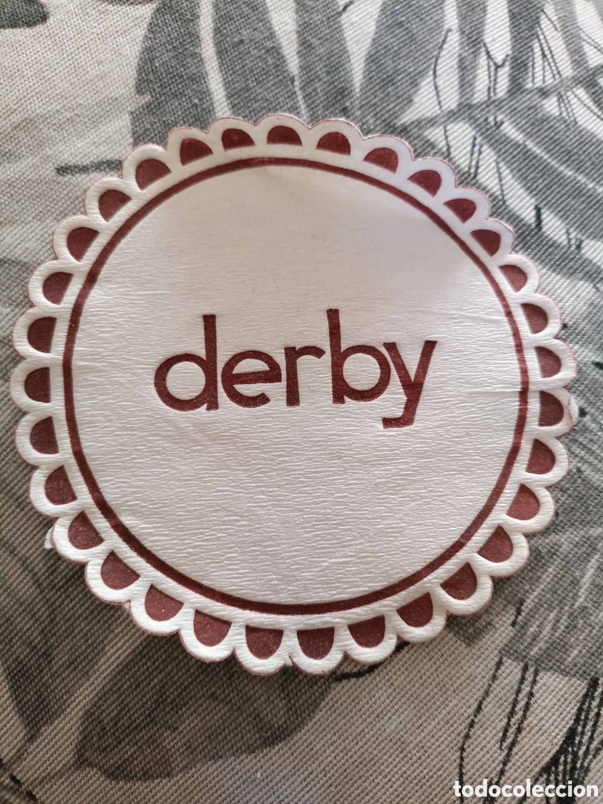 Otros art&iacute;culos de coleccionismo en papel: DERBY [ POSA-VASOS A&Ntilde;OS 50-60 ]