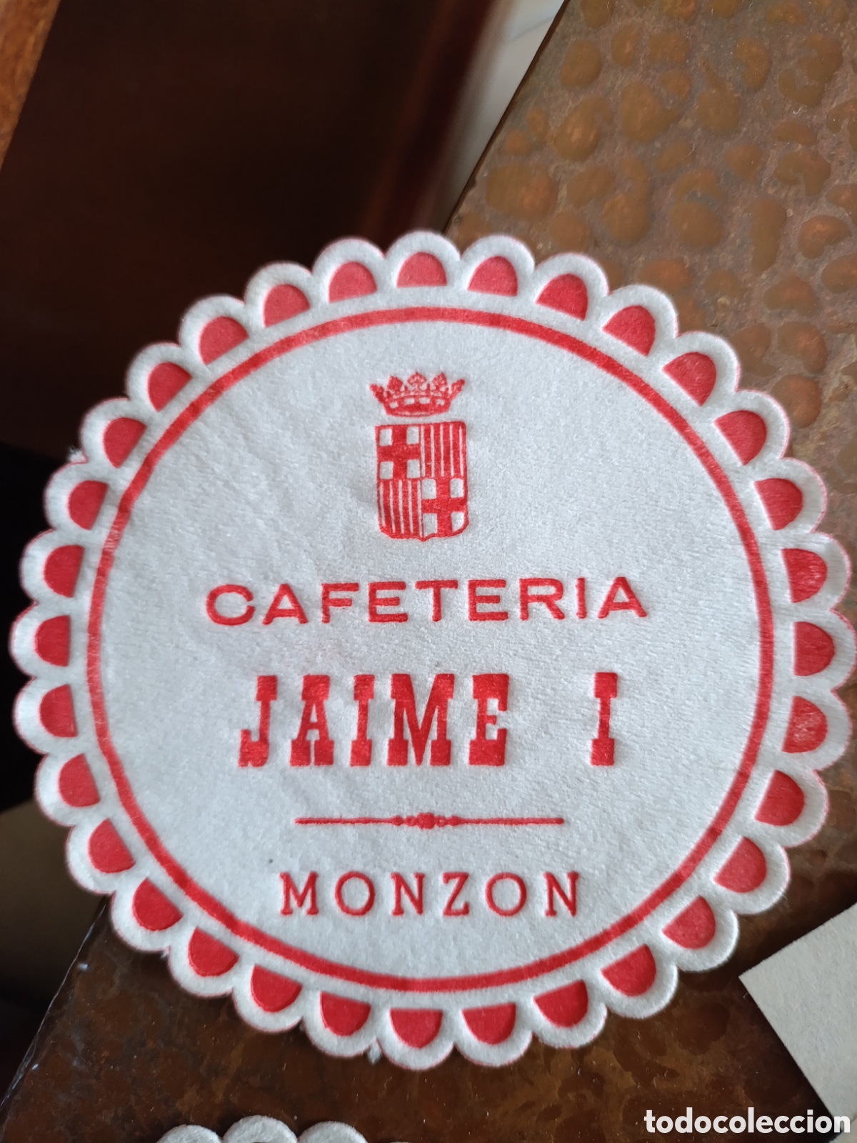 Otros art&iacute;culos de coleccionismo en papel: CAFETER&Iacute;A JAIME I MONZ&Oacute;N [ POSA-VASOS A&Ntilde;OS 50-60 ]
