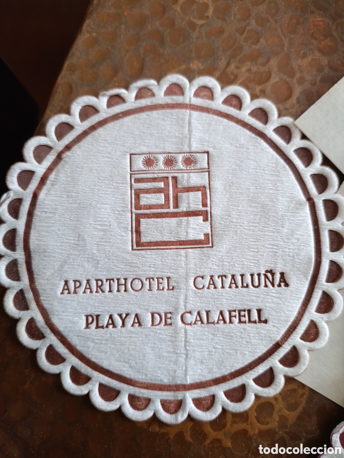 Otros art&iacute;culos de coleccionismo en papel: APART HOTEL CATALUNYA PLAYA DE CALAFELL [ VASOS A&Ntilde;OS 50-60 ]
