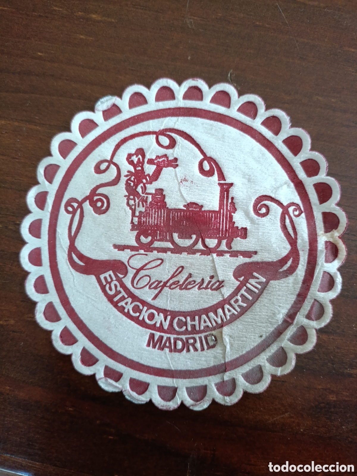 Otros art&iacute;culos de coleccionismo en papel: CAFETER&Iacute;A ESTACI&Oacute;N CHAMART&Iacute;N MADRID [ POSA-VASOS A&Ntilde;OS 50-60 ]