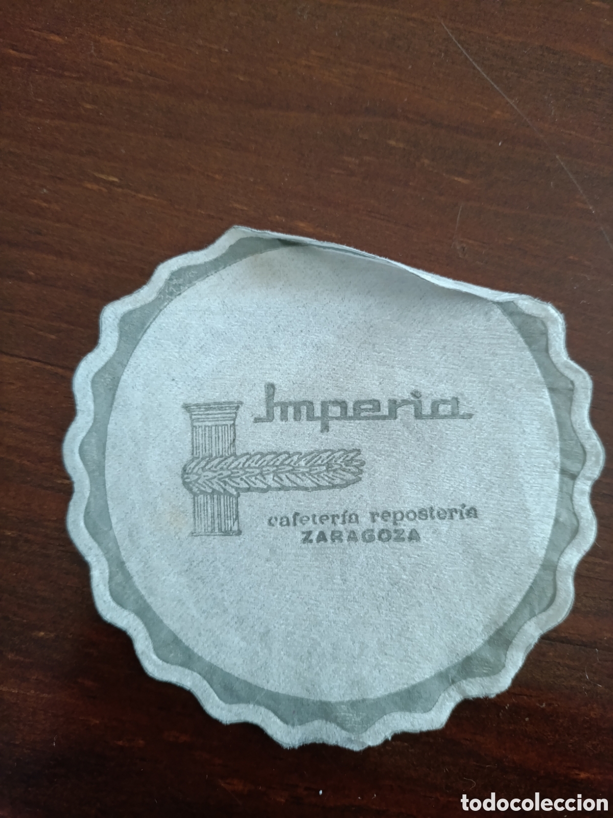 Otros art&iacute;culos de coleccionismo en papel: IMPERIA CAFETER&Iacute;A REPOSTER&Iacute;A ZGZ[ POSA-VASOS A&Ntilde;OS 50-60 ]
