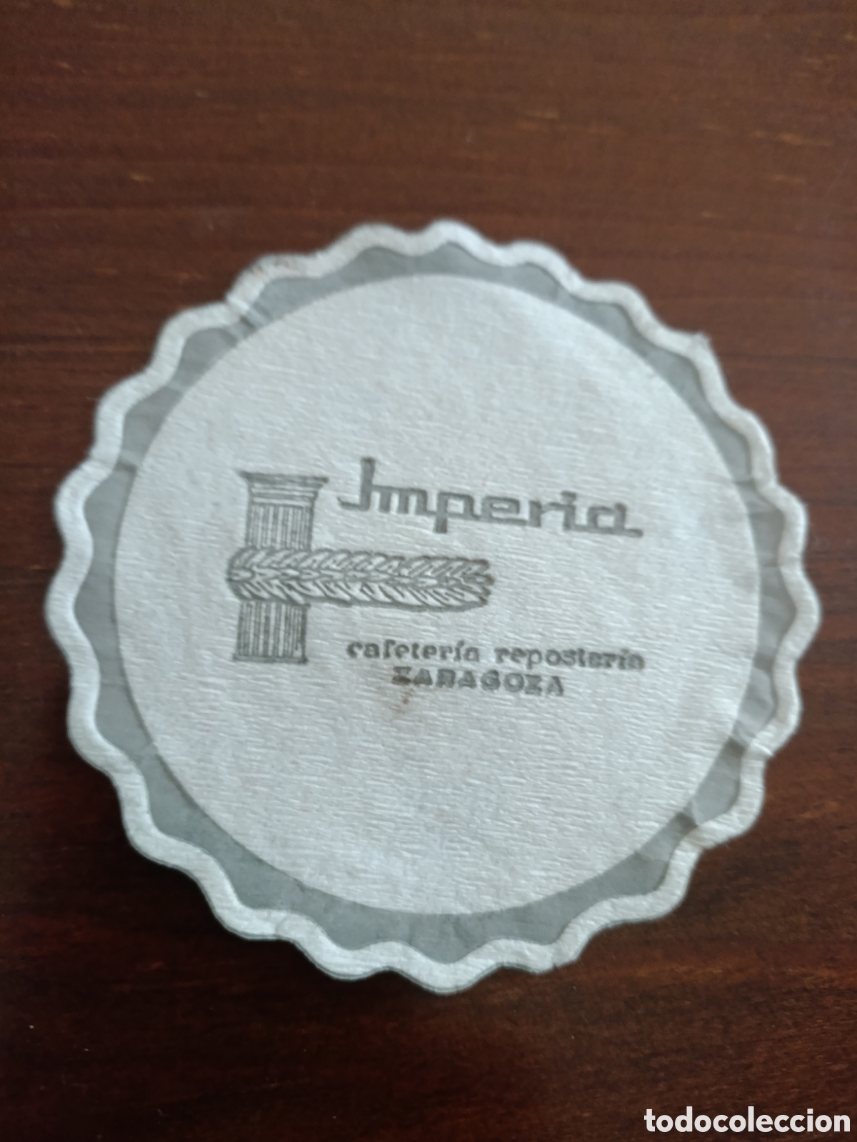 Otros art&iacute;culos de coleccionismo en papel: IMPERIA CAFETER&Iacute;A REPOSTER&Iacute;A ZGZ[ POSA-VASOS A&Ntilde;OS 50-60 ]