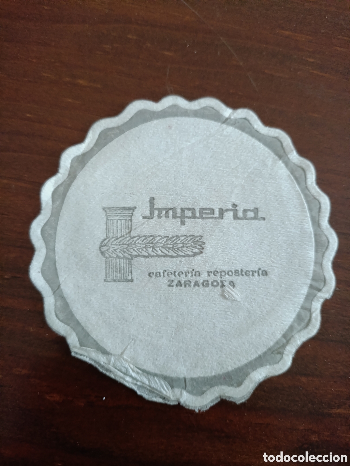Otros art&iacute;culos de coleccionismo en papel: IMPERIA CAFETER&Iacute;A REPOSTER&Iacute;A ZGZ[ POSA-VASOS A&Ntilde;OS 50-60 ]