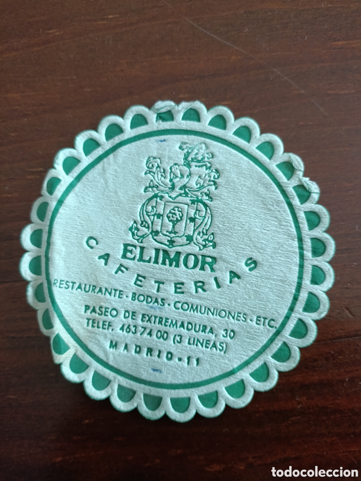 Otros art&iacute;culos de coleccionismo en papel: EL LIM&Oacute;N CAFETER&Iacute;AS RESTAURANTE BODAS COMUNIONES MADRID [ VASOS A&Ntilde;OS 50-60 ]
