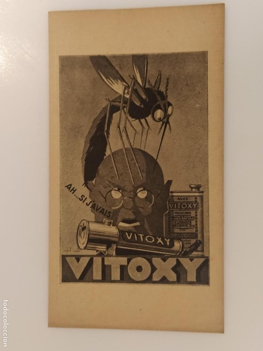Otros art&iacute;culos de coleccionismo en papel: VITOXY - PUBLICIDAD ANTIGUA -VER FOTOS-(K-16.148)