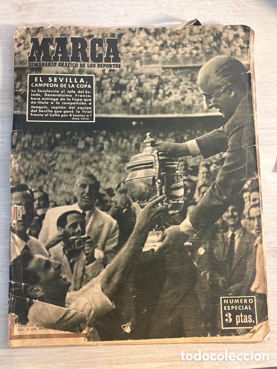 Otros art&iacute;culos de coleccionismo en papel: Marca (n&uacute;mero especial) Sevilla campe&oacute;n de la copa