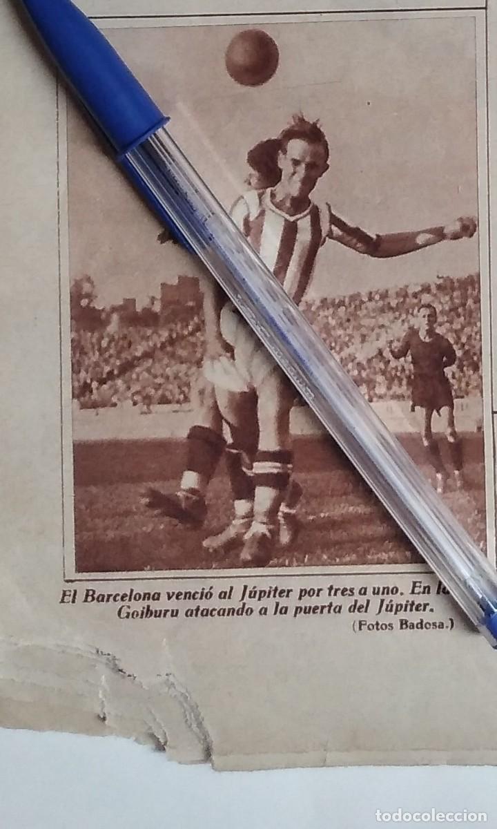 Otros art&iacute;culos de coleccionismo en papel: FUTBOL CLUB BARCELONA ESPORTIU J&Uacute;PITER FOTO GOIBURU EN EL PARTIDO RECORTE REVISTA A&Ntilde;O 1933