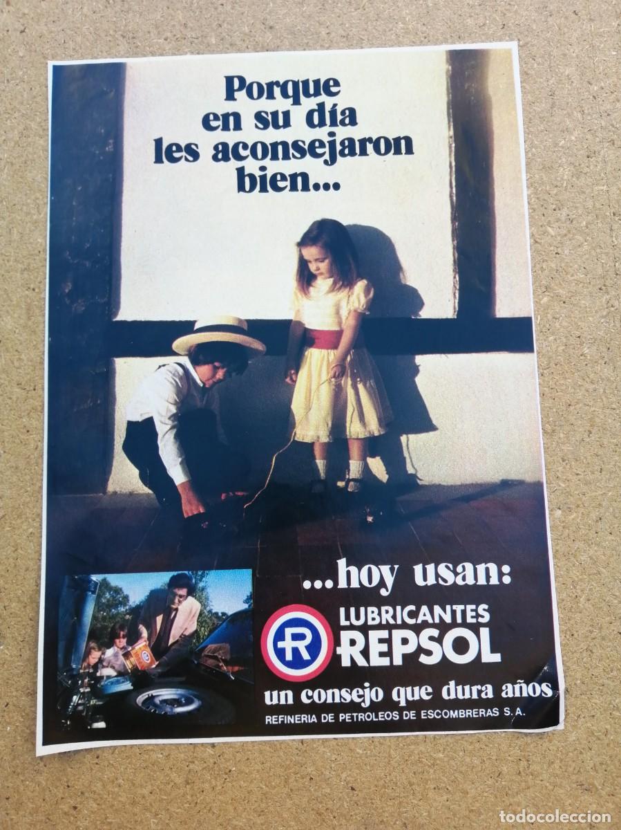 Otros art&iacute;culos de coleccionismo en papel: ANUNCIO. LUBRICANTES REPSOL